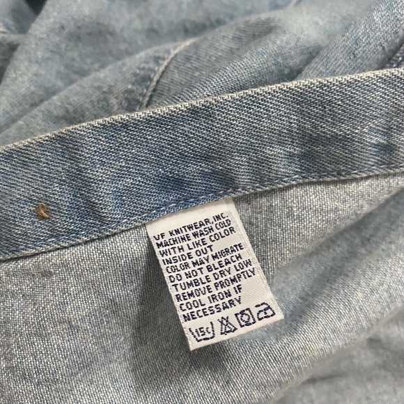 Lee Sport Vintage Denim Shirt Mens XL Star Wars Episode 2 Darth Maul Embroidered - Picture 9 of 9